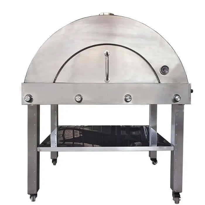 Stainless steel gas pizza oven