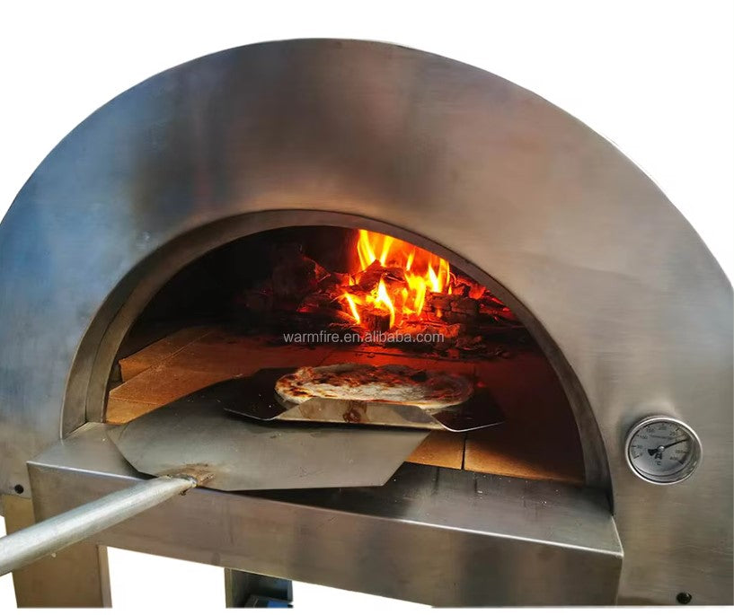 Stainless steel gas pizza oven