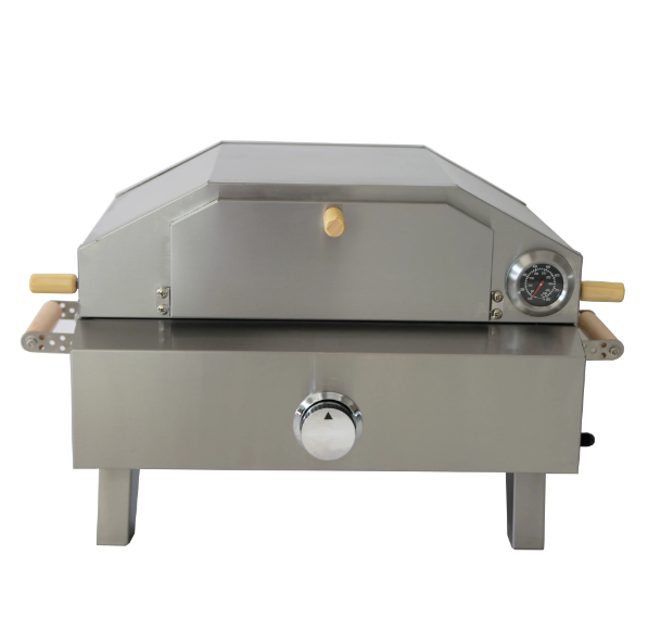 Stainless steel outdoor portable gas pizza oven