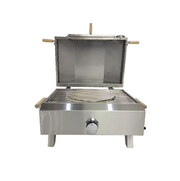 Stainless steel outdoor portable gas pizza oven