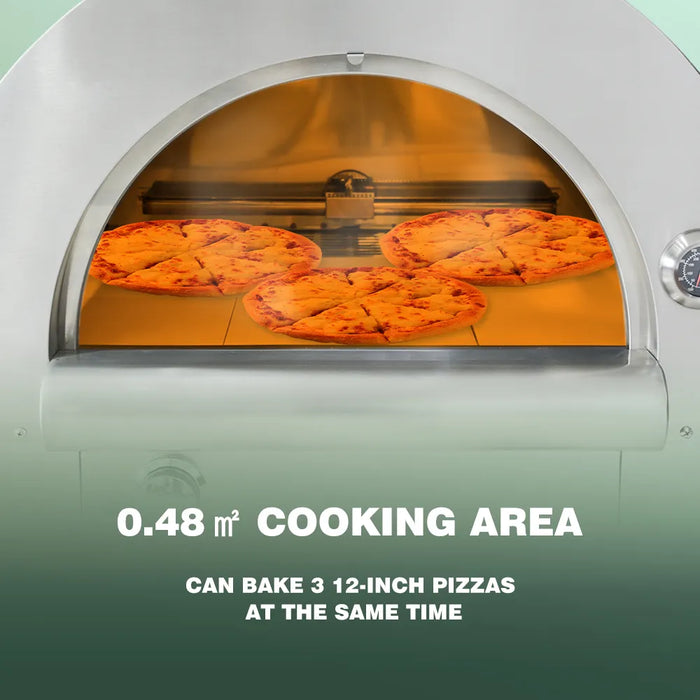 Stainless steel wood Pizza oven